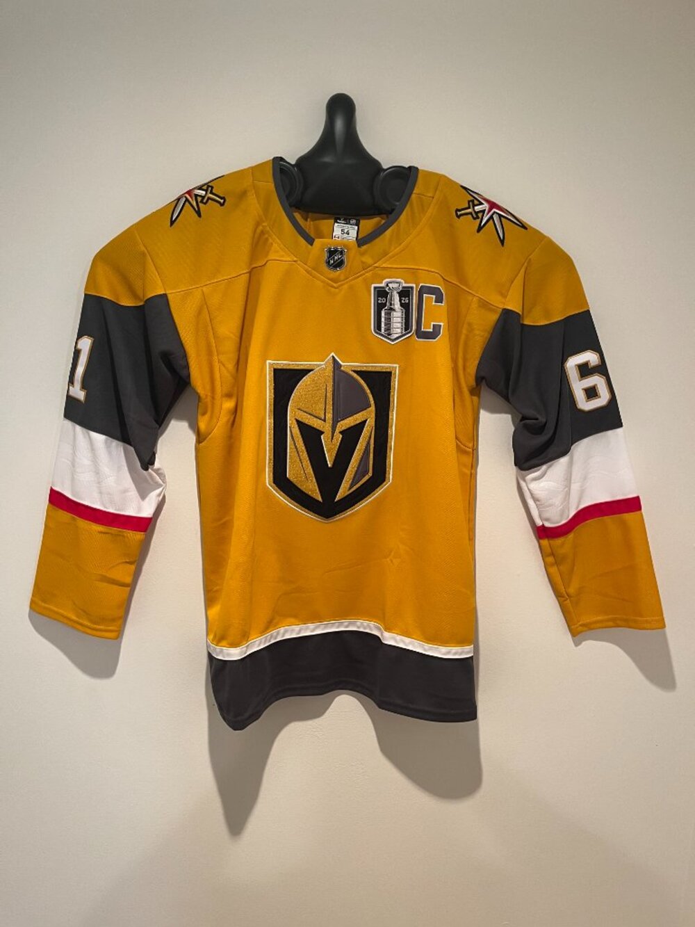 Mark Stone #61 Vegas Golden Knights 2026 Finals Jersey Gold New Stitched